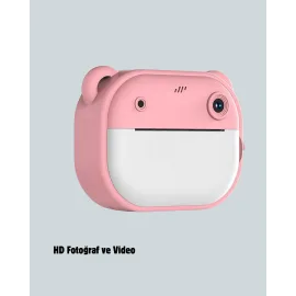 Anında Baskı Özellikli Şipşak Kamera 24MP HD Çift Lensli ve 32GB Hafızalı