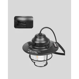 Retro Kamp Lambası Su Geçirmez Taşınabilir Gece Işığı Uzun Pil Ömürlü